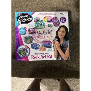 Cra-Z-Art Shimmer 'N Sparkle Inspirational Rock Art Kit-